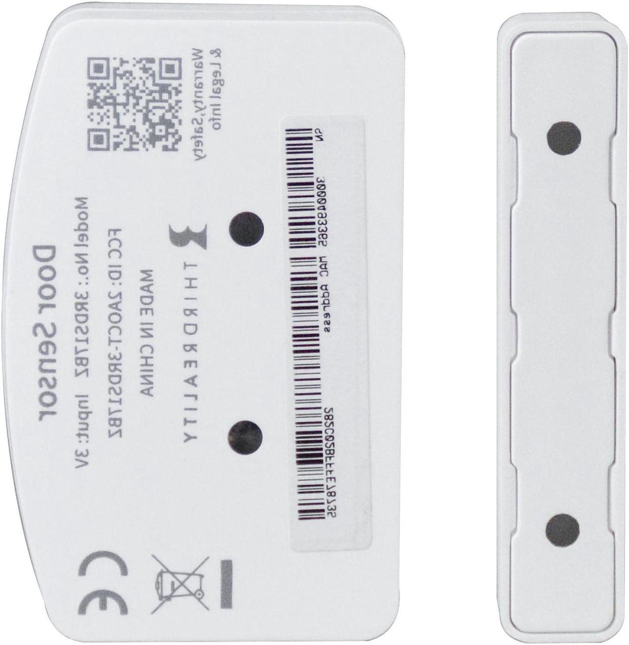 Alt view image 3 of 7 - THIRDREALITY Zigbee Door and Window Sensor for Home Security, ZigBee Hub Required, Works with SmartThings, Hubitat or Echo Devices with Build-in Zigbee Hub