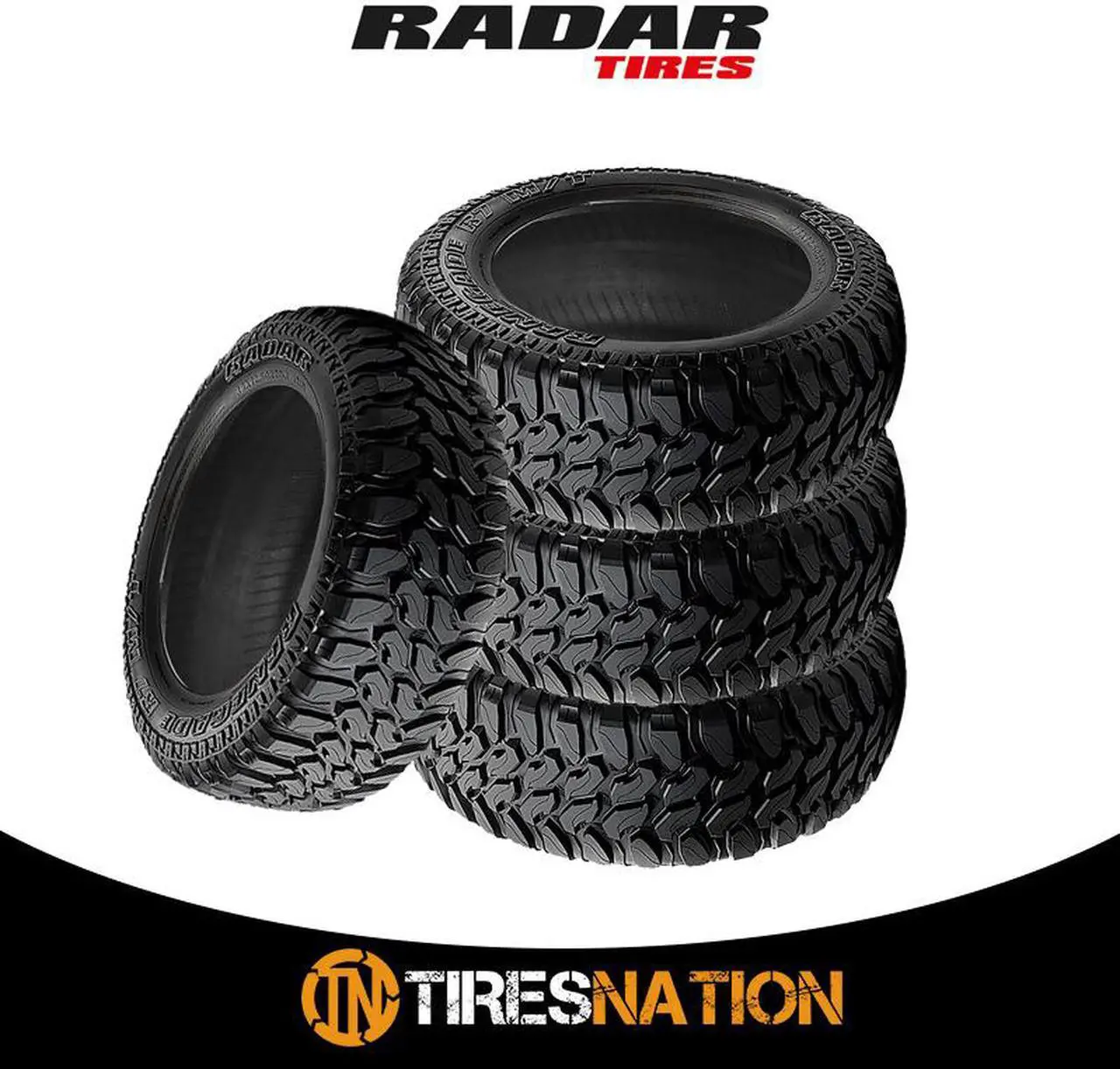 Alt view image 7 of 13 - 1 New Radar Renegade R-7 M/T LT245/75R16 E 120/116Q OWL  Tires