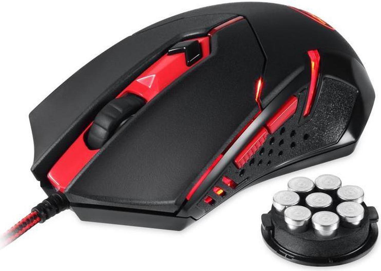 Main image of Redragon Perdition 16400 DPI High Precision Programmable Laser Gaming Mouse for PC, MMO, 18 Programmable Buttons, Weight Tuning Cartridge, 12 Side Buttons, 5 programmable user profiles (WHITE)