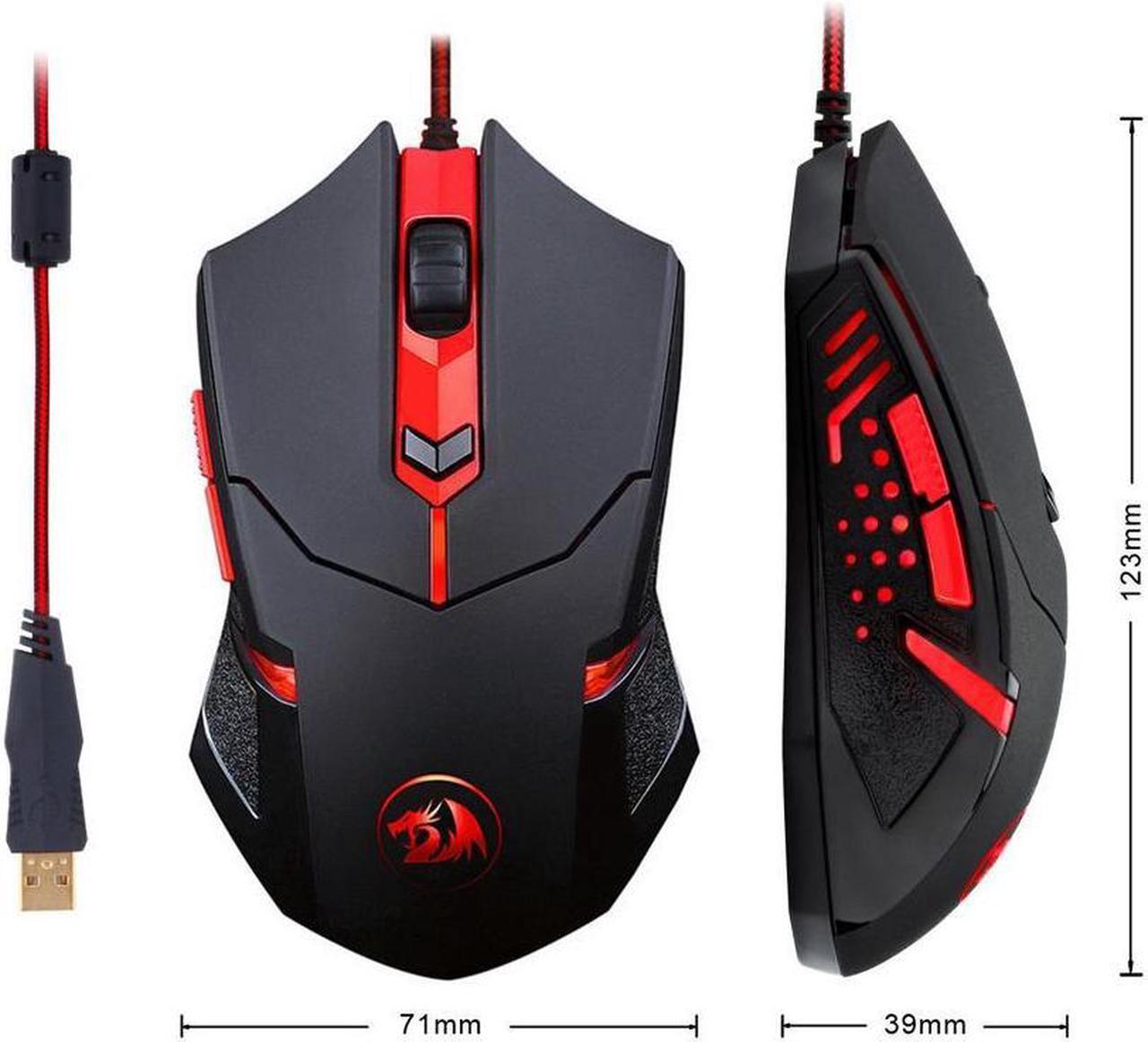 Alt view image 7 of 7 - Redragon Perdition 16400 DPI High Precision Programmable Laser Gaming Mouse for PC, MMO, 18 Programmable Buttons, Weight Tuning Cartridge, 12 Side Buttons, 5 programmable user profiles (WHITE)