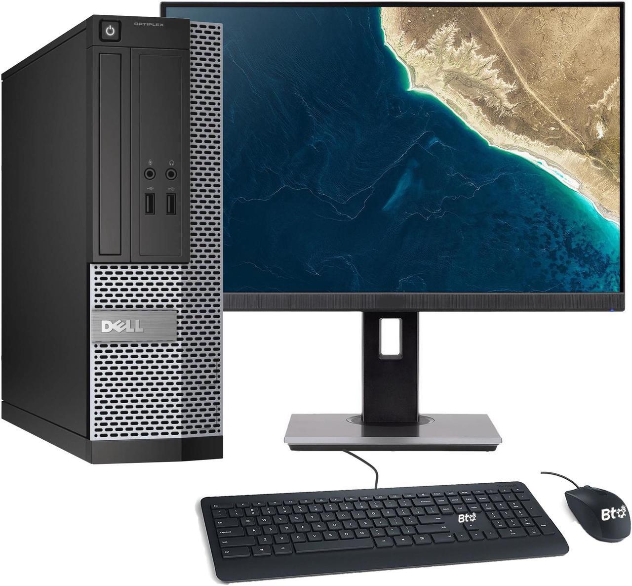 Main image of Dell OptiPlex 3020 SFF Small Form Computer Desktop PC | Intel Quad Core i5 Processor | 8GB RAM | 500GB HDD | WiFi-5G + Bluetooth | 22" LCD Monitor + Wireless Mouse & Keyboard | Win 10 Pro (Renewed)