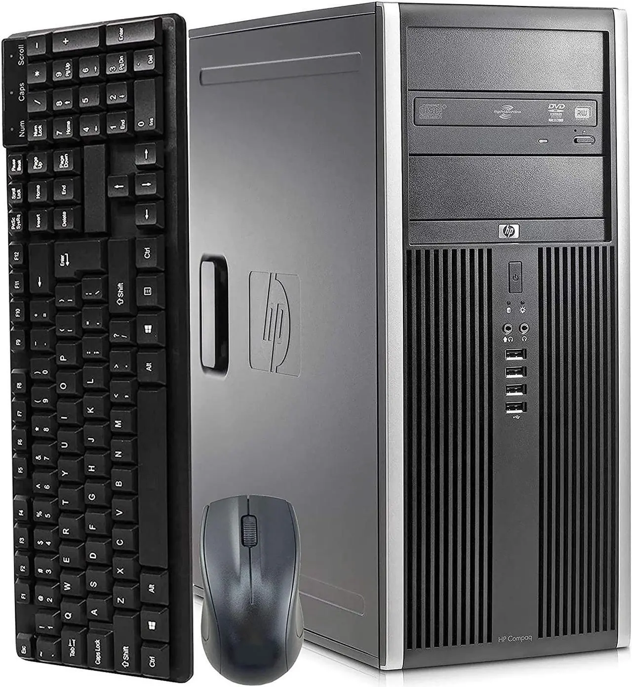 Main image of HP Elite 8300 Tower Computer Desktop PC, Intel Core i5 3.20GHz Processor, 16GB Ram, 256GB M.2 SSD, Wireless Keyboard & Mouse, Wifi | Bluetooth, DVD Drive, Windows 10 (Renewed)
