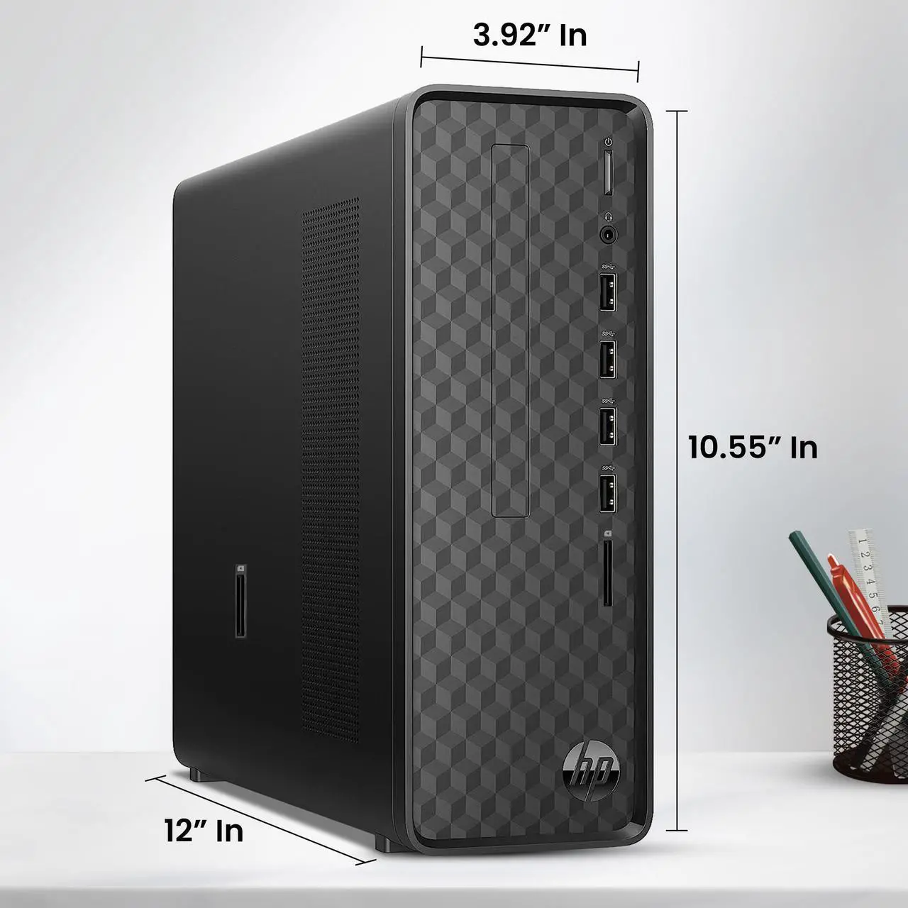 Alt view image 3 of 7 - HP S01-AF01005T SFF Computer PC Intel Pentium J5040 16GB Ram 512GB SSD + 1TB HDD, Bto Keyboard & Mouse, Wi-Fi Windows 11 Professional (Renewed)