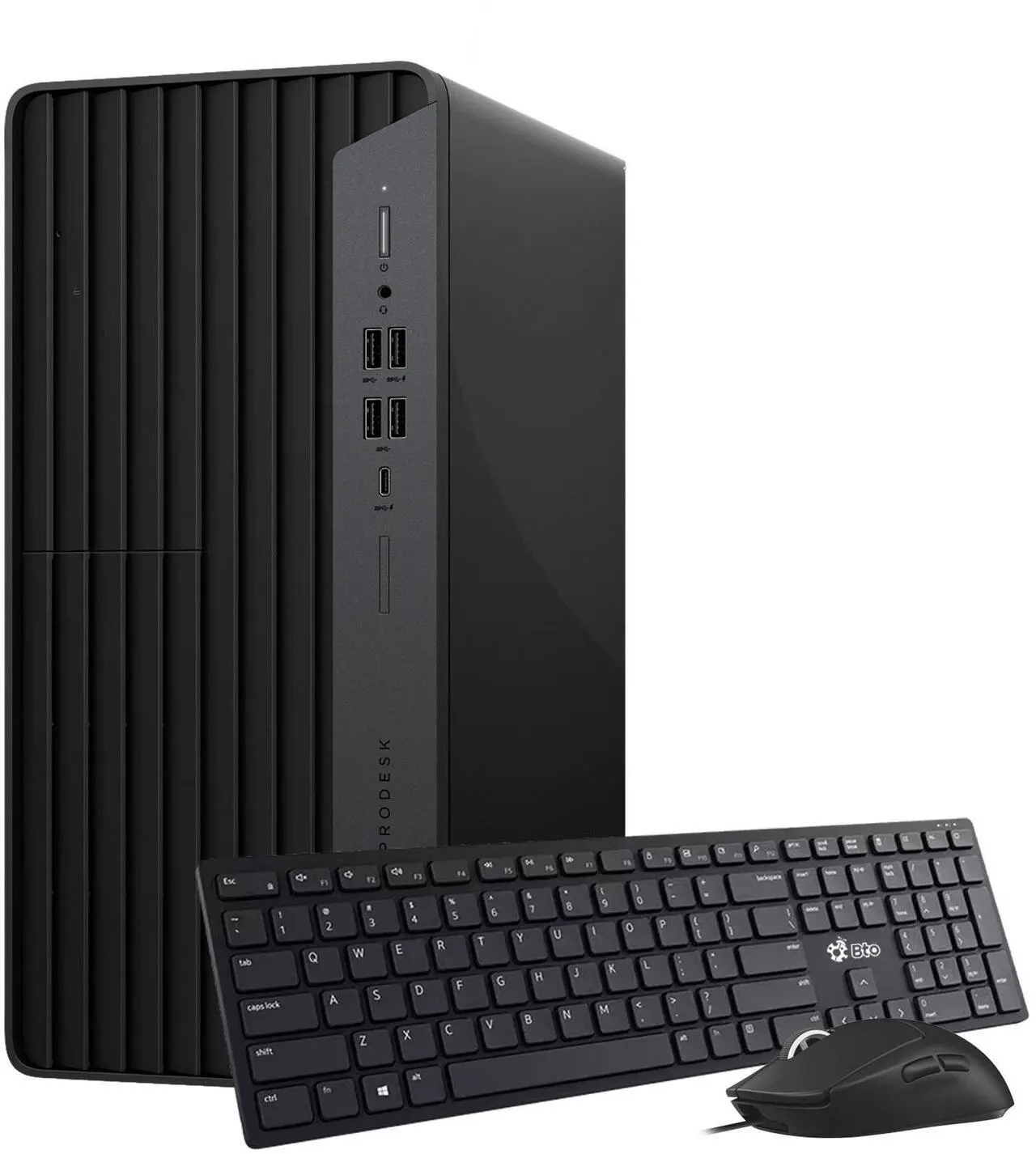 Alt view image 2 of 7 - HP ProDesk 600 G6 Tower Desktop PC, Intel Hexa Core i5-10500 10th Gen. Processor up to 4.50 GHz, 16GB DDR4 Ram, 256GB Nvme,24 Inch Monitor,Keyboard & Mouse, Built-in Wi-Fi, Windows 11 Professional