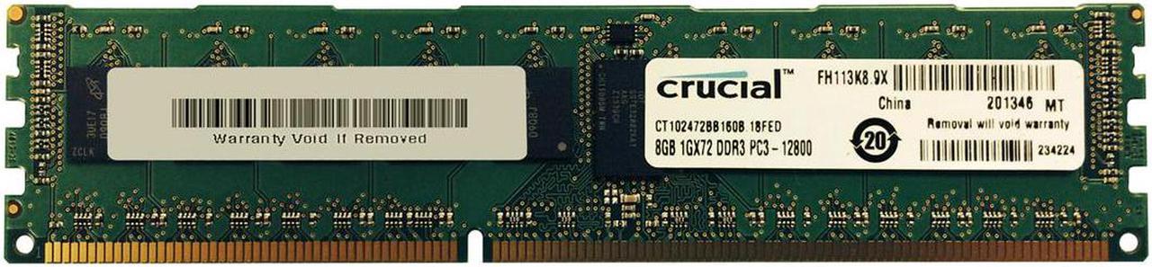 8GB DDR3-1600 2Rx8 ECC RDIMM MEMORY for SUPERMICRO Motherboards