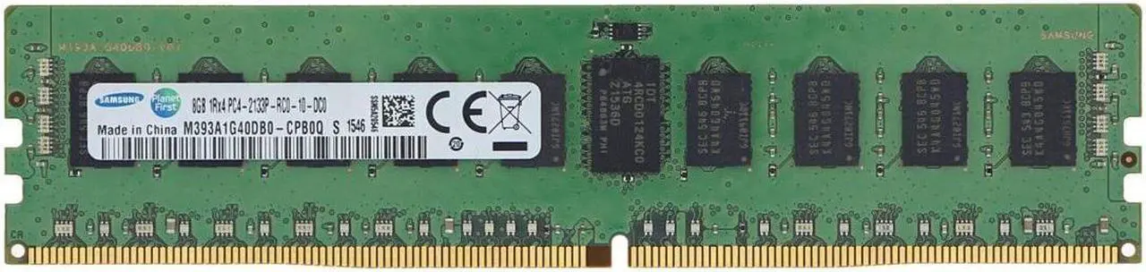 Alt view image 2 of 3 - SAMSUNG M393A1G40DB0-CPB 8GB 1RX4 PC4-2133P ECC RDIMM Memory
