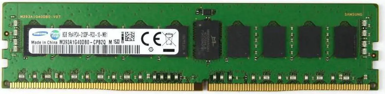 Main image of SAMSUNG M393A1G40DB0-CPB 8GB 1RX4 PC4-2133P ECC RDIMM Memory