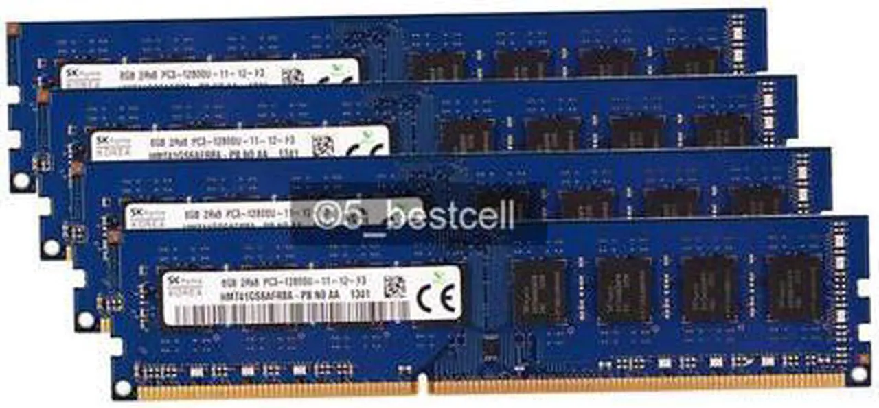 Main image of Hynix 32GB 4X8GB DDR3-1600MHz PC3-12800 240PIN PC12800 Desktop Memory