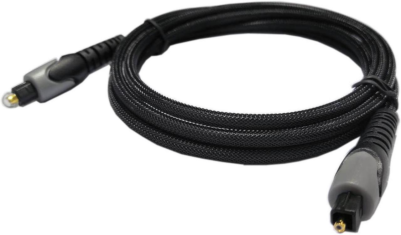 Alt view image 2 of 5 - Easyday Optical Cable Digital Audio 1.5m - Flexible Nylon Braided Toslink Port Cable Optical Cable for Soundbar, Smart TV, PS4, X-Box, DVD/CD, Home Theater and More