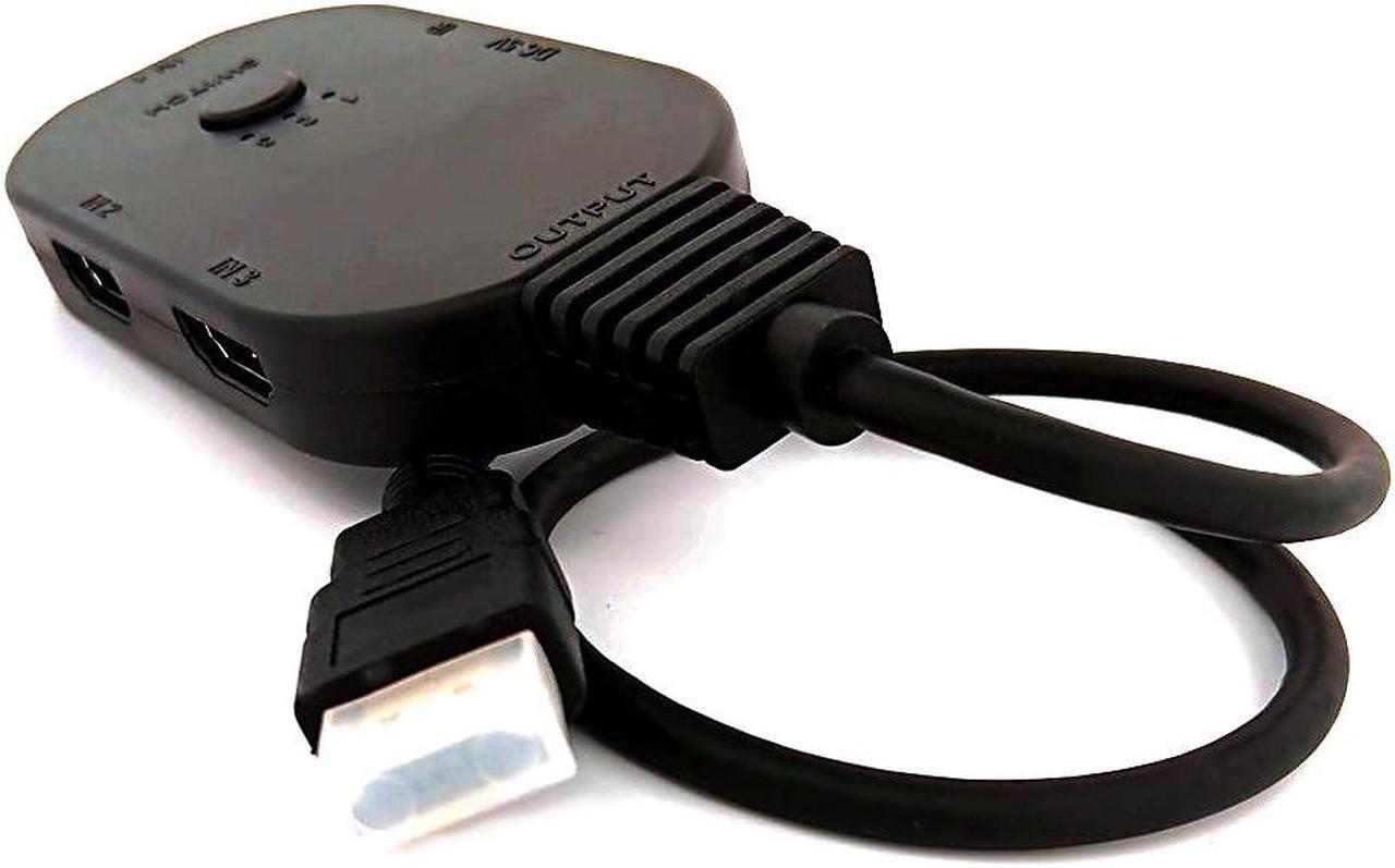 Alt view image 4 of 6 - Easyday HDMI 1.4 strip switcher 3X1 3 in 1 out 4K60HZ (YUV4;2;0)