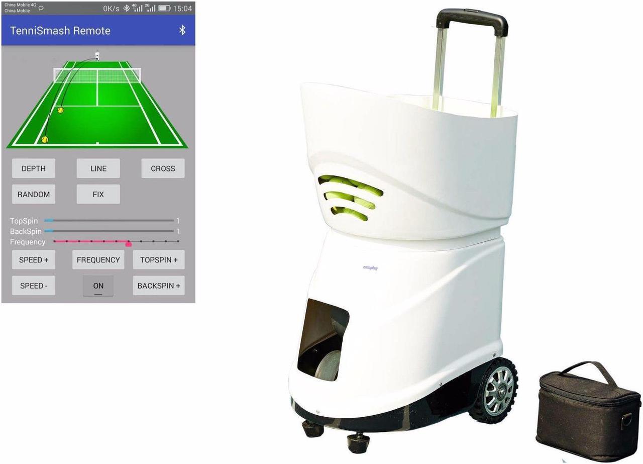 Main image of Easyday Automatic Portable Battery Powered Tennis Ball Machine For Tennis Court