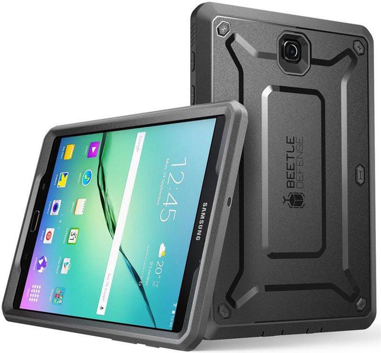 Alt view image 10 of 10 - Galaxy Tab S2 9.7 Case, SUPCASE [Heavy Duty] Case for Samsung Galaxy Tab S2 9.7 Tablet [Unicorn Beetle PRO Series] Rugged Hybrid Protective Cover w/ Builtin Screen Protector Bumper (Black/Black)