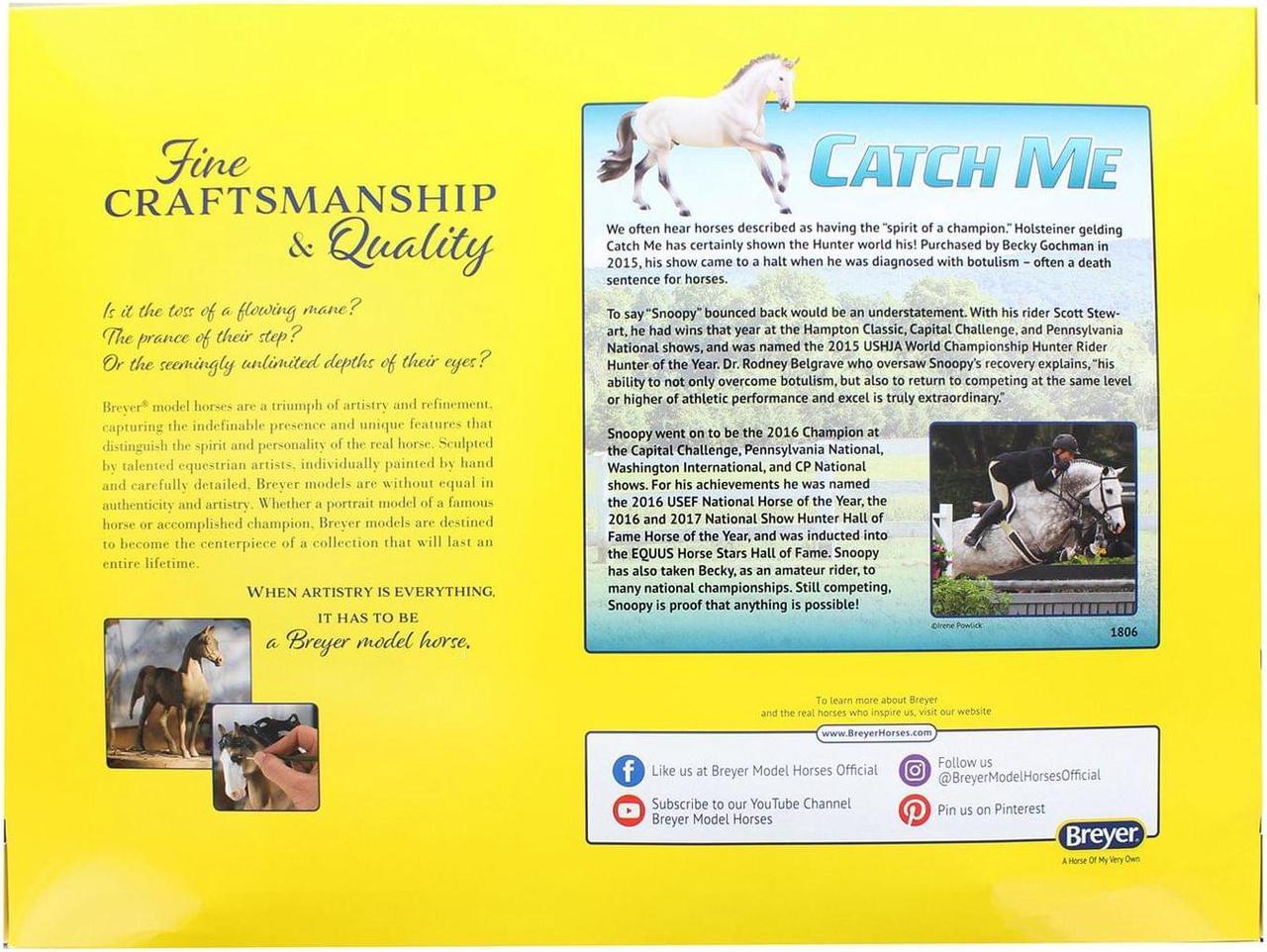 Alt view image 5 of 6 - Breyer Traditional 1/9 Model Horse - Catch Me