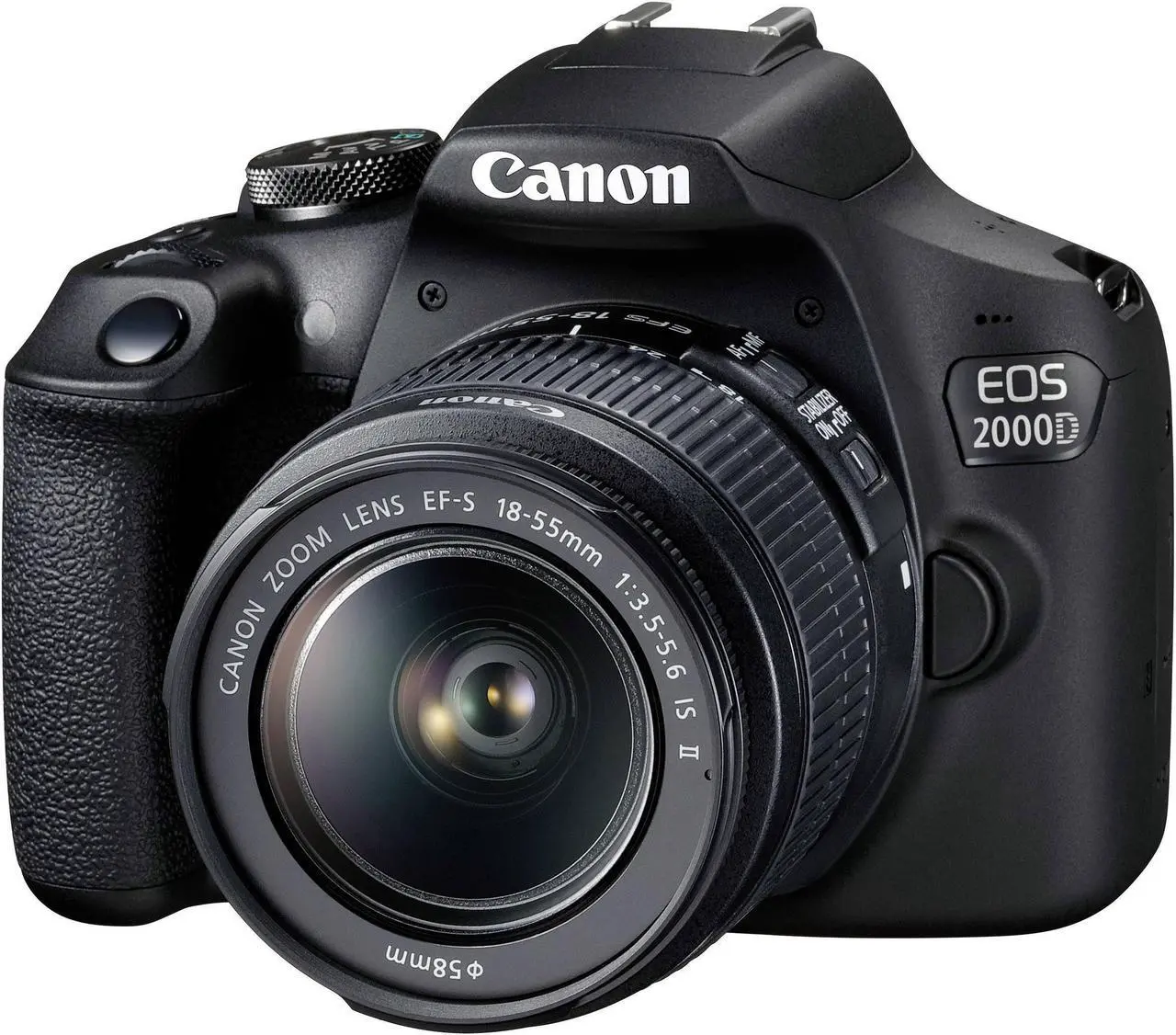 Main image of Canon EOS 2000D / Rebel T7 24.1MP CMOS 1080p DSLR Camera + Canon EF-S 18-55mm f/1:3.5-5.6 Lens
