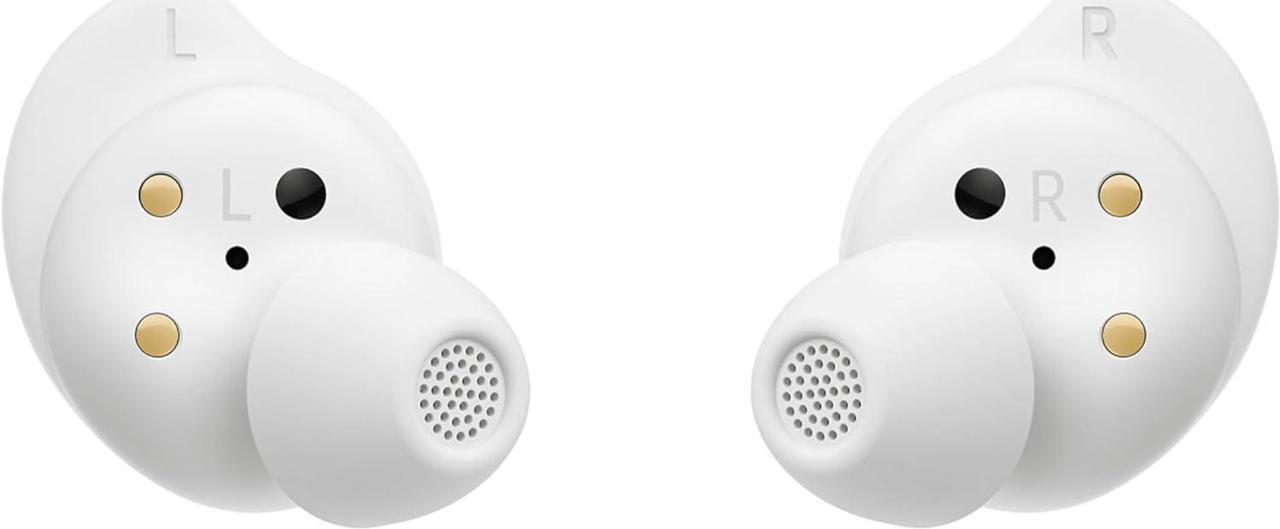 Alt view image 3 of 13 - Samsung Galaxy Buds FE True Wireless Bluetooth Earbuds SM-R400NZWAXAR - White