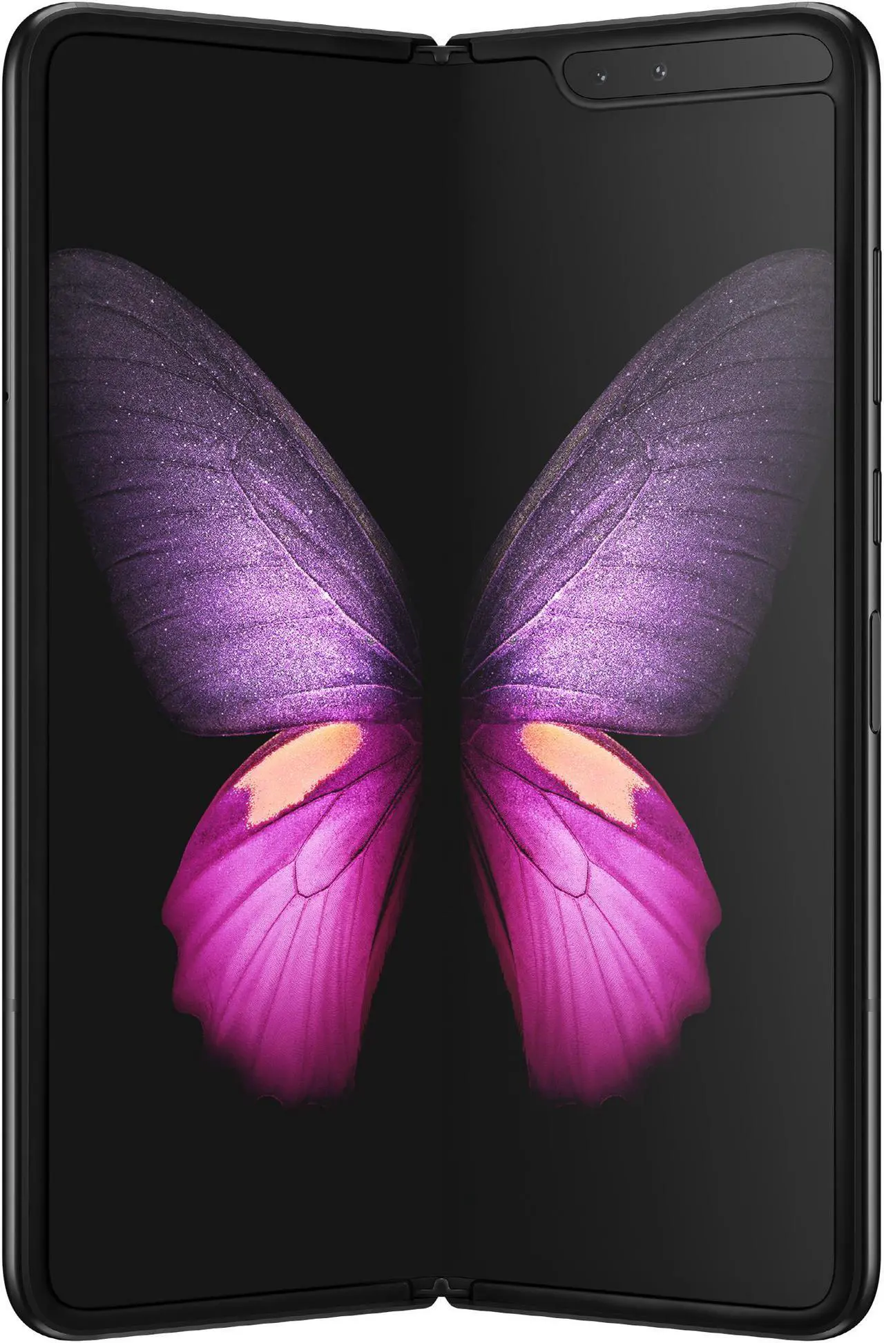 Alt view image 3 of 3 - Samsung Galaxy Fold 7.3" SM-F900F Single Sim 512GB 12GB RAM GSM Only, No CDMA - International Version (Cosmos Black)