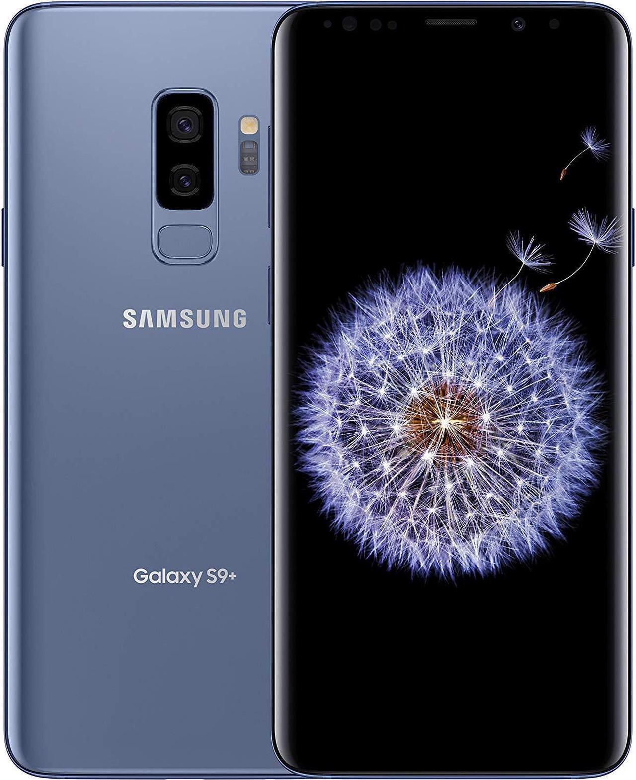 Alt view image 6 of 13 - Samsung Galaxy S9+ Plus (6.2", Single SIM) 128GB SM-G965F/ds Factory Unlocked 4G Dual SIM Smart Phone (coral blue) - International Model