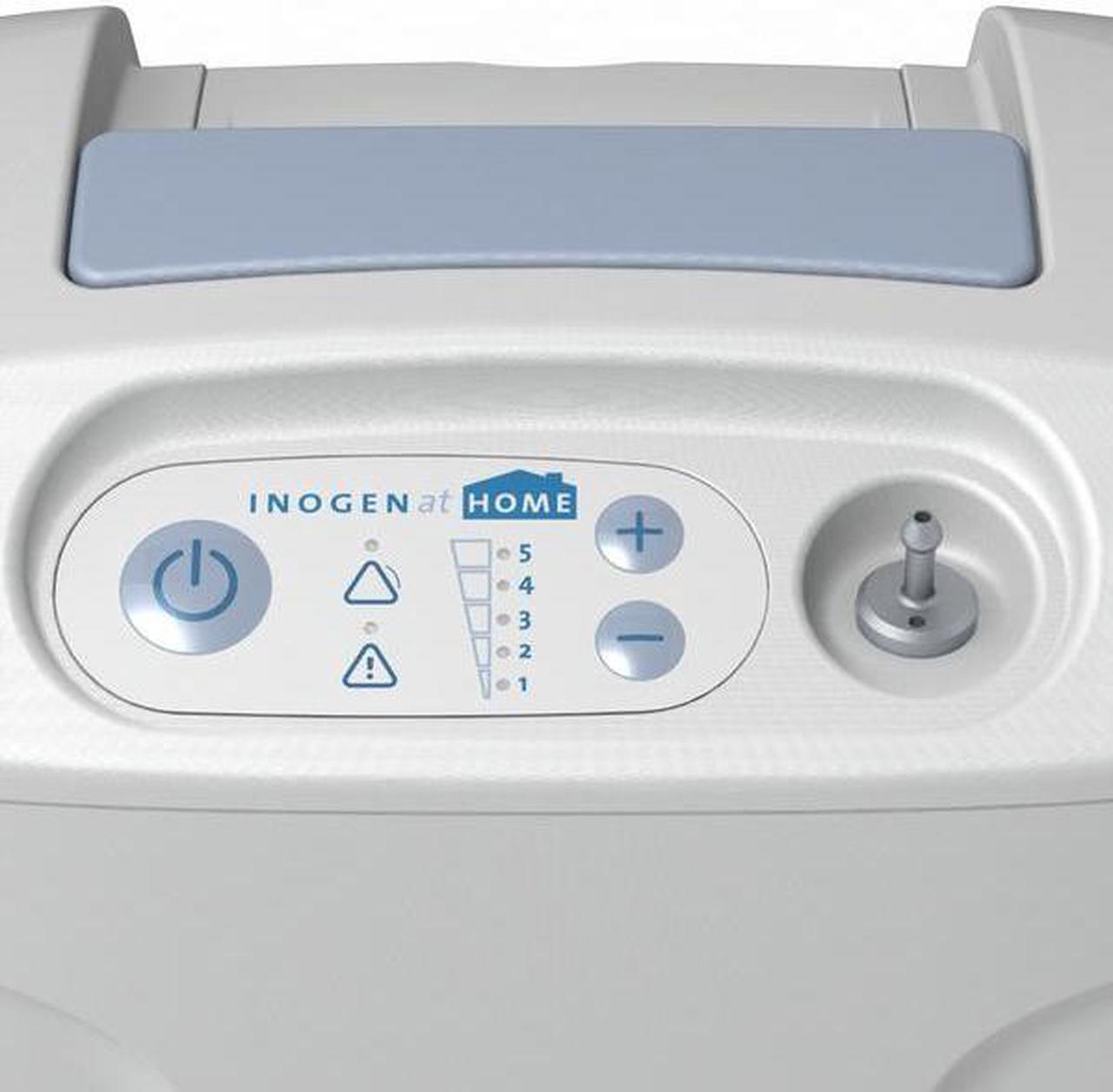 Alt view image 3 of 4 - Inogen At Home 5 Liter Oxygen Concentrator - GS-100 (White) with 3 Years Warranty