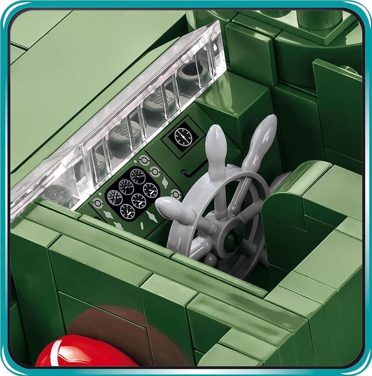 Alt view image 6 of 7 - COBI TOYS World War II US Navy Elco PT Patrol Torpedo Boat PT-109 - Model WW2 Interlocking Building Block Set # 4825