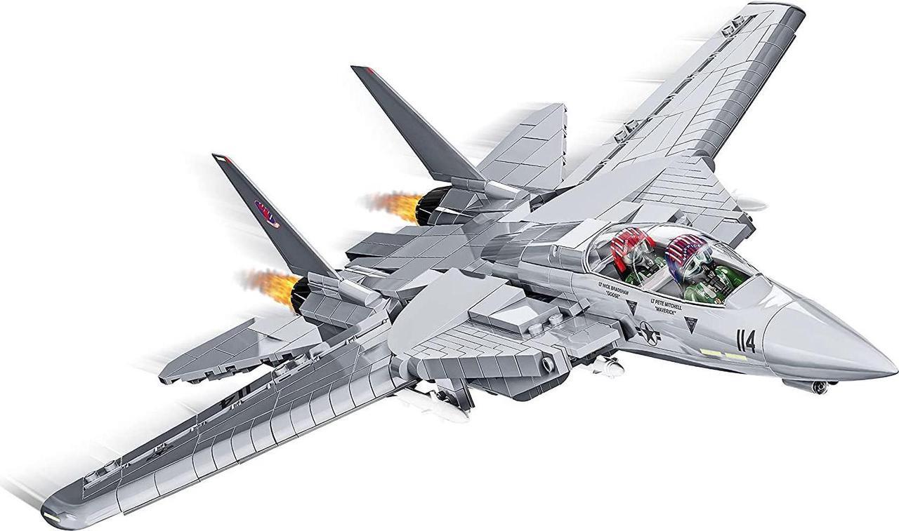 Main image of COBI TOYS Top Gun Maverick F-14A Tomcat Fighter Plane - Model Interlocking Building Block Set # 5811