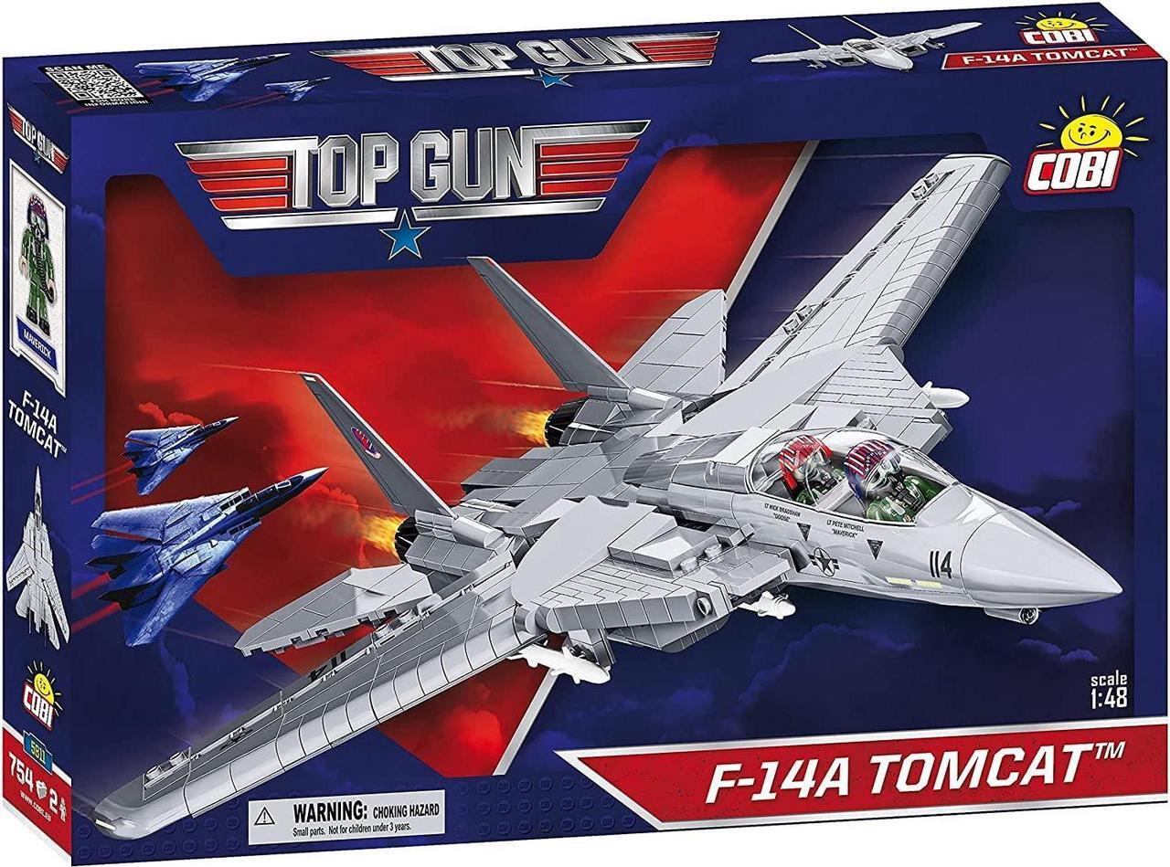 Alt view image 2 of 7 - COBI TOYS Top Gun Maverick F-14A Tomcat Fighter Plane - Model Interlocking Building Block Set # 5811