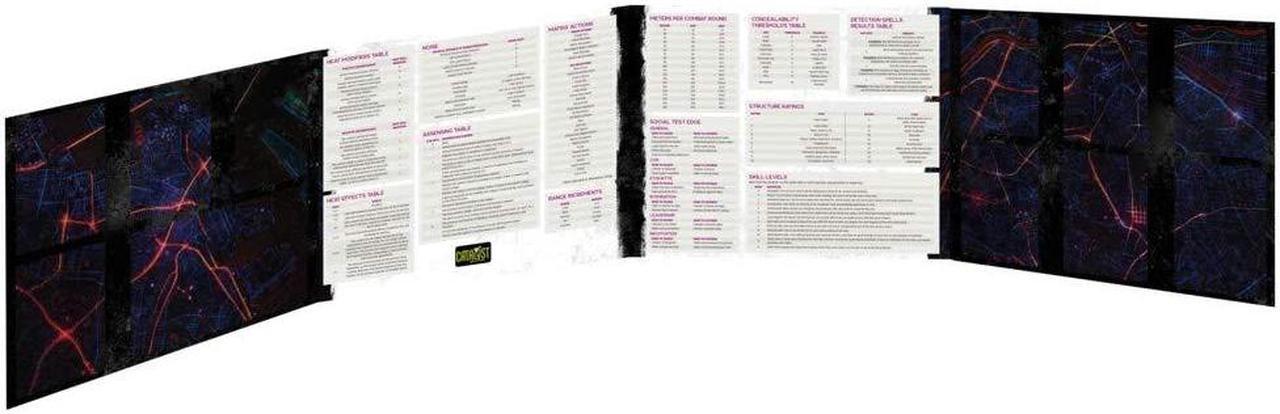 Alt view image 4 of 4 - catalyst game Labs Shadowrun RPg (6th Edition) - gamemaster Screen