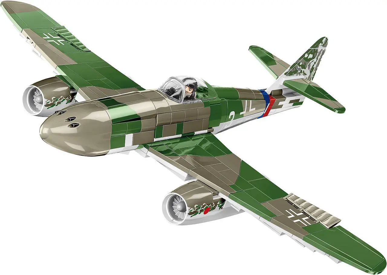 Main image of COBI TOYS World War II Messerschmitt Me 262A-1A Fighter Plane - Model WW2 Interlocking Building Block Set # 5721