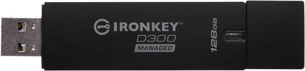 Alt view image 8 of 11 - Kingston IKD300M/128GB Ironkey D300 Managed - Usb Flash Drive - Encrypted - 128 Gb - Usb 3.0 - Fips 140-2 Level 3