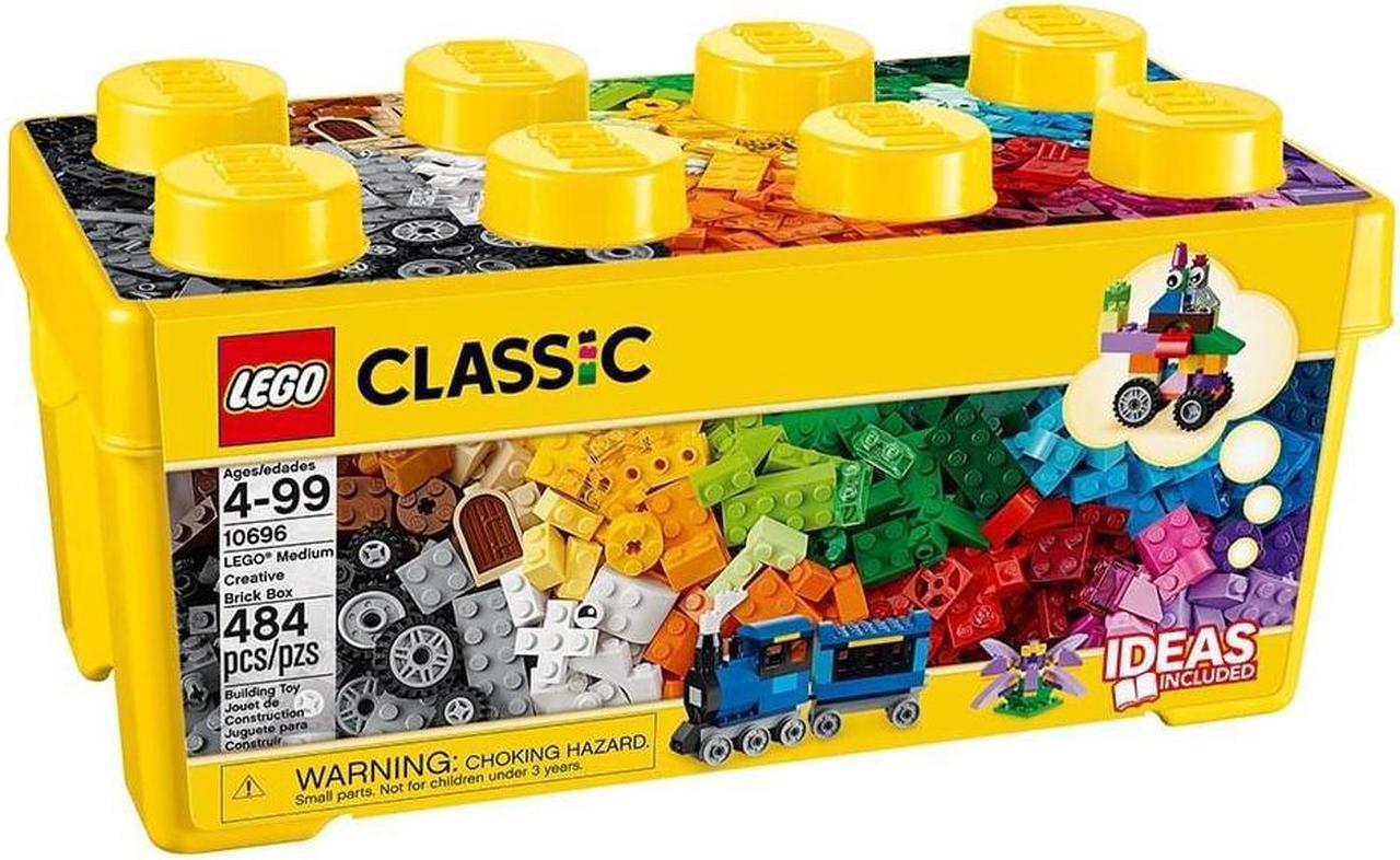 Alt view image 13 of 20 - LEGO Classic Medium Creative Bricks Kids 484 Piece Building Box Set | 10696