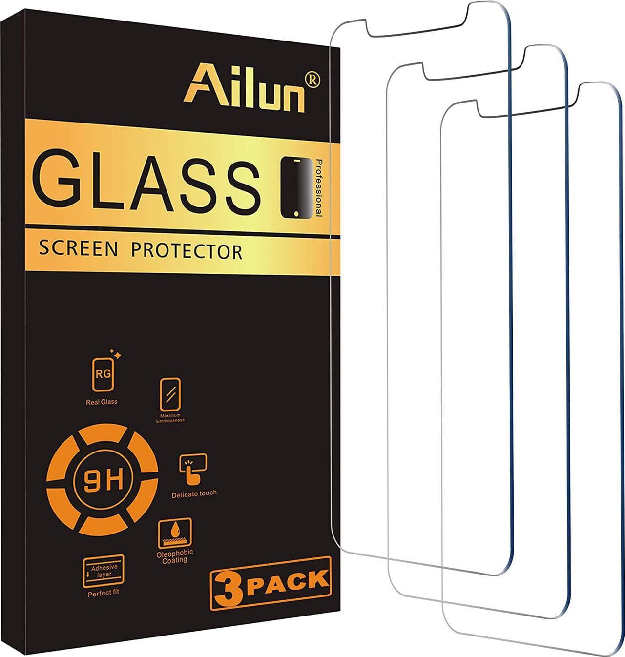 Main image of Ailun for Apple iPhone 11 Pro/iPhone Xs/iPhone X Screen Protector,3 Pack, 5.8 Inch Display, Tempered Glass 2.5D Edge Work Most Case [NOT for iPhone 11 6.1 inch]