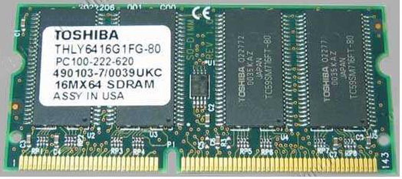 416G1Fg-80 Memory 128Mb Pc100 144 Pin Sdram Sodimm