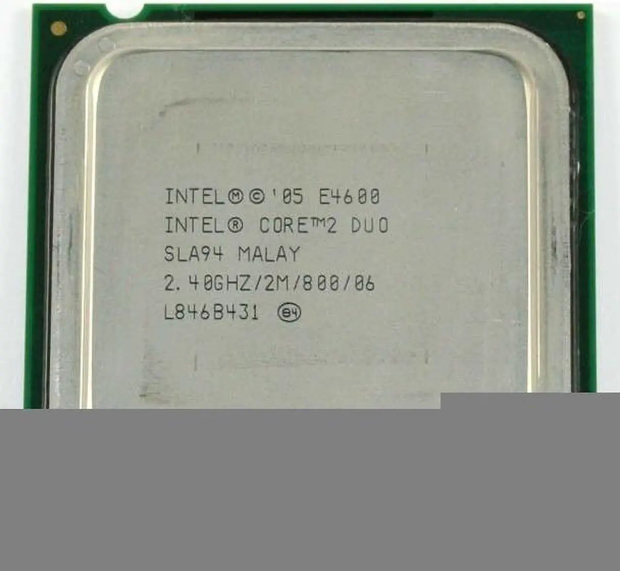 Alt view image 5 of 5 - Intel Sla94 Core2duo E4600 Dualcore 2.4Ghz 2Mb L2 Cache 800Mhz Fsb Socketlga775 65Nm 65W Processor Only