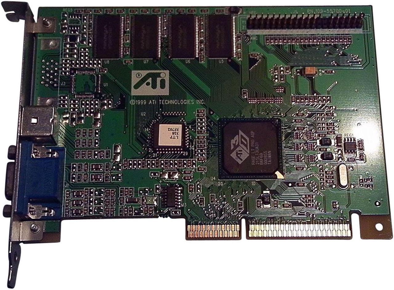 Ati 109-55700-01 Agp Video Card