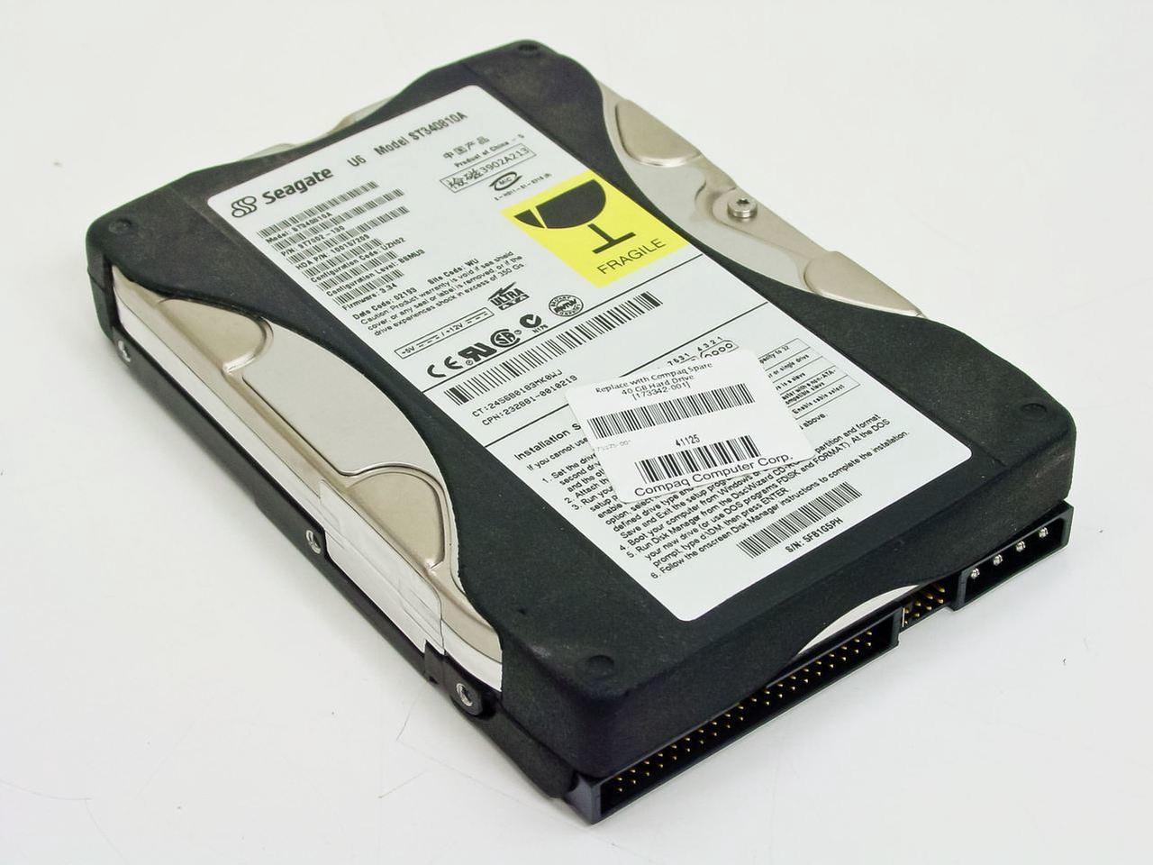 40GB 3.5 ENHANCED IDE HARD DRIVE