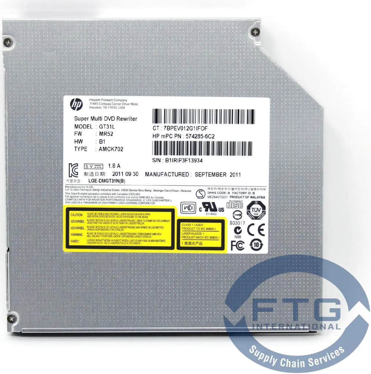 Main image of 574285-6C2 ODD SM HF TL LS 12.7 HLDS GT31L