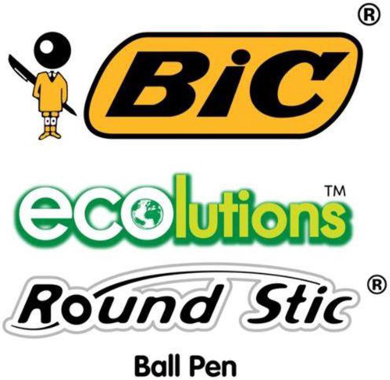 Alt view image 5 of 20 - BIC Ecolutions Round Stic Ballpoint Pen Black Ink 1mm Medium 50/Pack GSME509BK