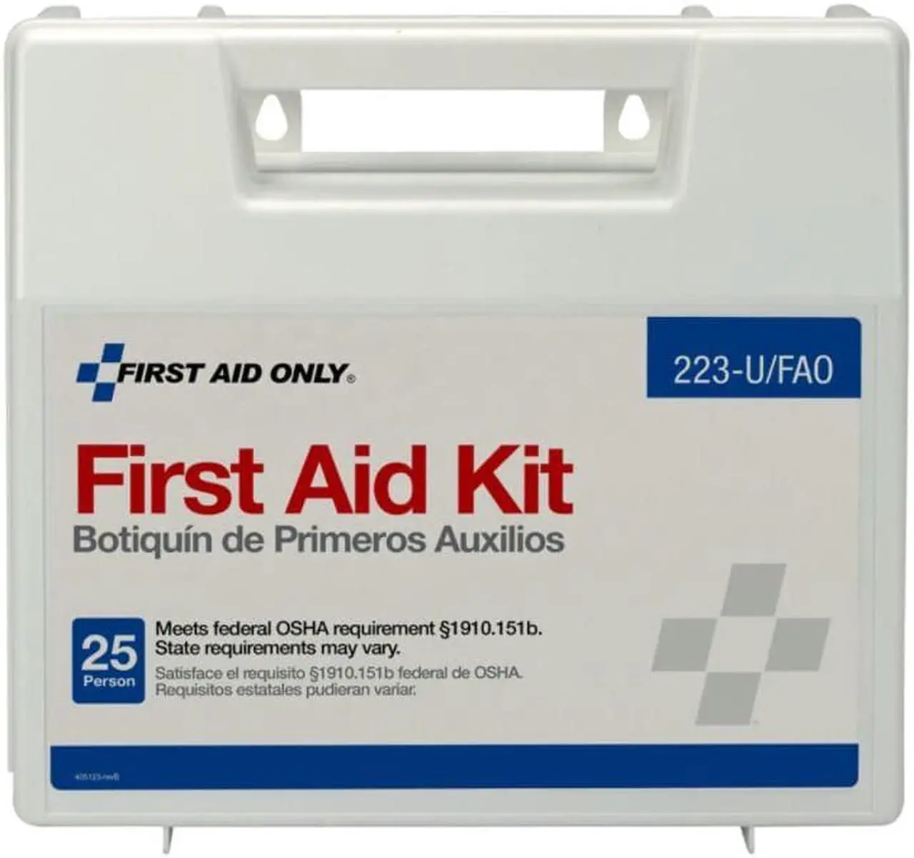 Alt view image 8 of 17 - 25-Person Bulk First Aid Kit w/ Dividers