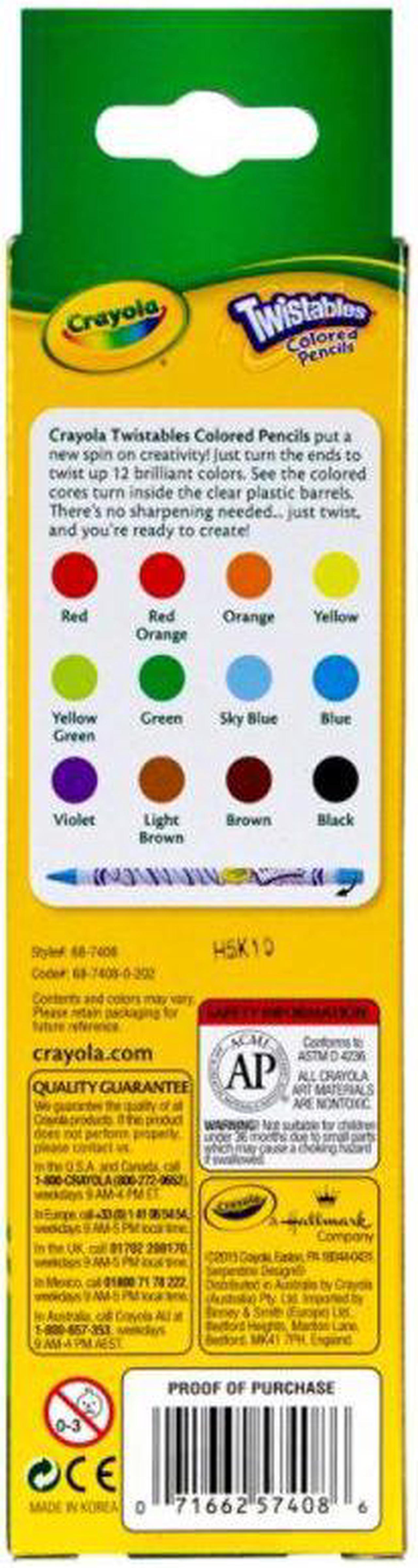 Alt view image 9 of 14 - Crayola Twistables Colored Pencils-12/Pkg Long