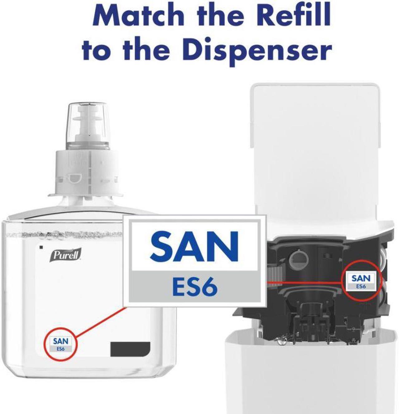 Alt view image 3 of 10 - Purell® Healthcare Advanced Unscented Foam Hand Sanitizer Refill, ES6, 40.58 Oz