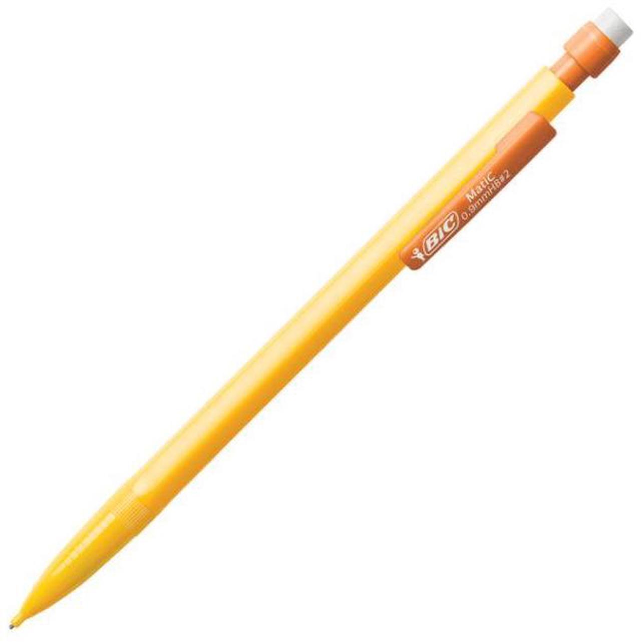 Alt view image 12 of 20 - BIC MPLWP241 Mechanical Pencil With Pocket Clip #2 Pencil Grade - 0.9 mm - Assorted Lead - Assorted Barrel - 24 / Pack