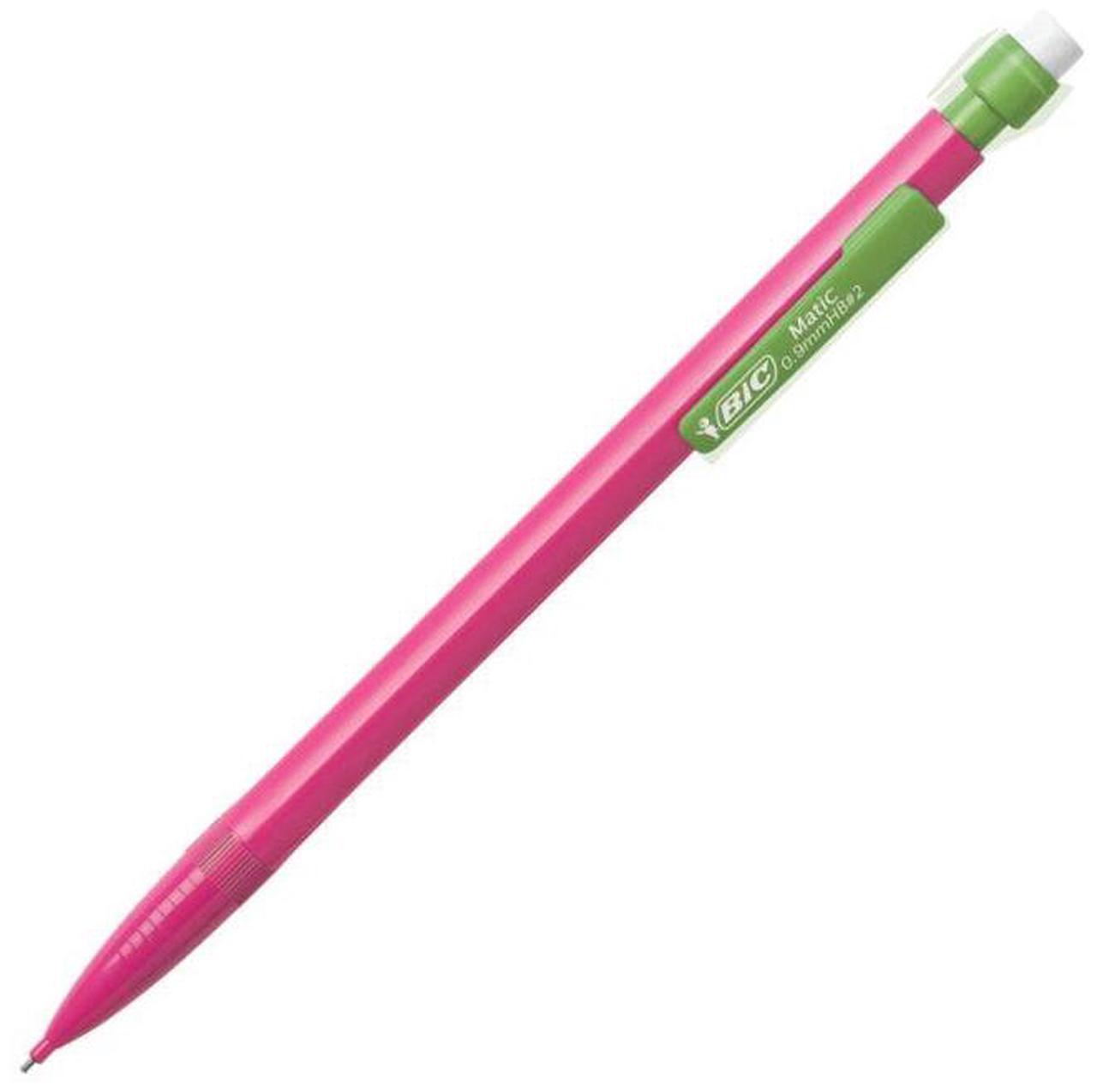 Alt view image 15 of 20 - BIC MPLWP241 Mechanical Pencil With Pocket Clip #2 Pencil Grade - 0.9 mm - Assorted Lead - Assorted Barrel - 24 / Pack