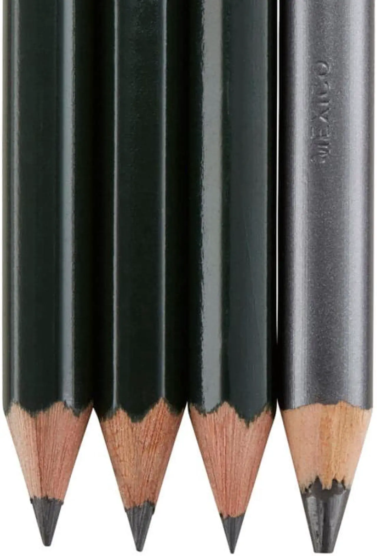 Alt view image 7 of 11 - Prismacolor Scholar Graphite Pencil Set, 4B, 2B, HB, 2H Pencils, Kneaded Eraser