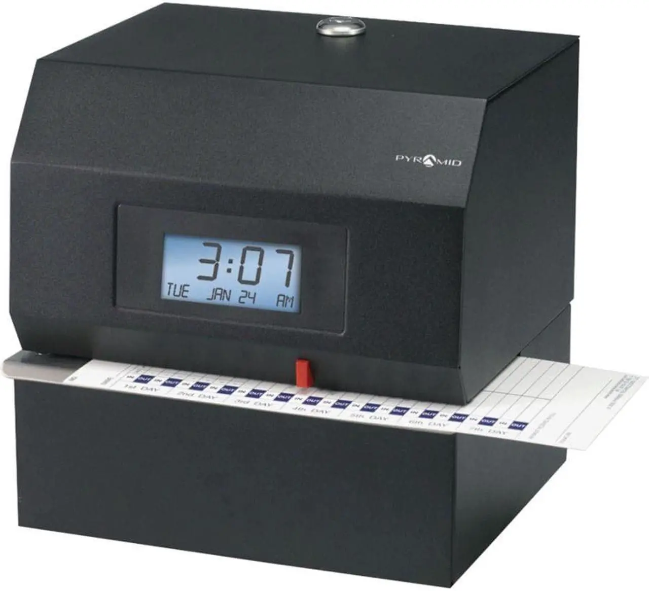 Alt view image 6 of 20 - PYRAMID 3700 Time Clock and Document Stamp,Digital,