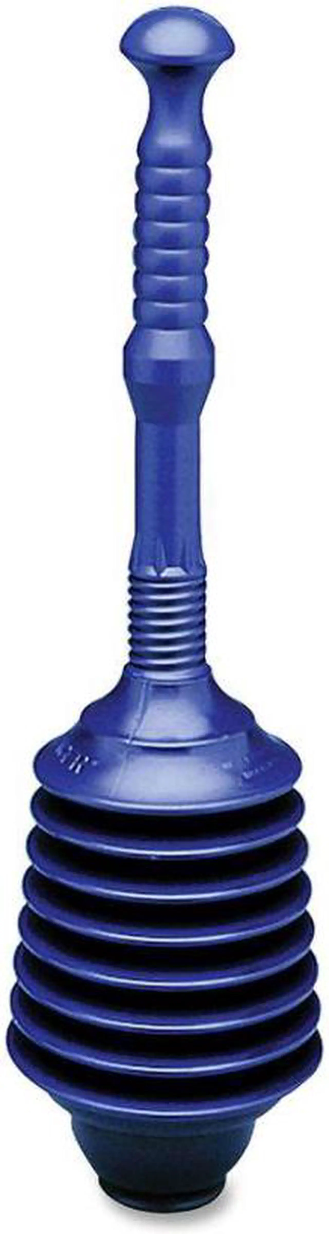 Alt view image 2 of 11 - Impact Plunger Deluxe Splash Proof 25"Lx2-3/4"D Dk. Blue 9205