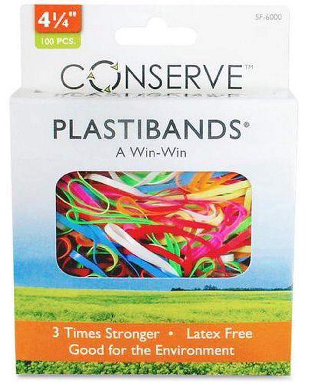 Alt view image 7 of 20 - Baumgartens PlastiBands, Size 4-1/4", 100/BX, Assorted Colors SF6000