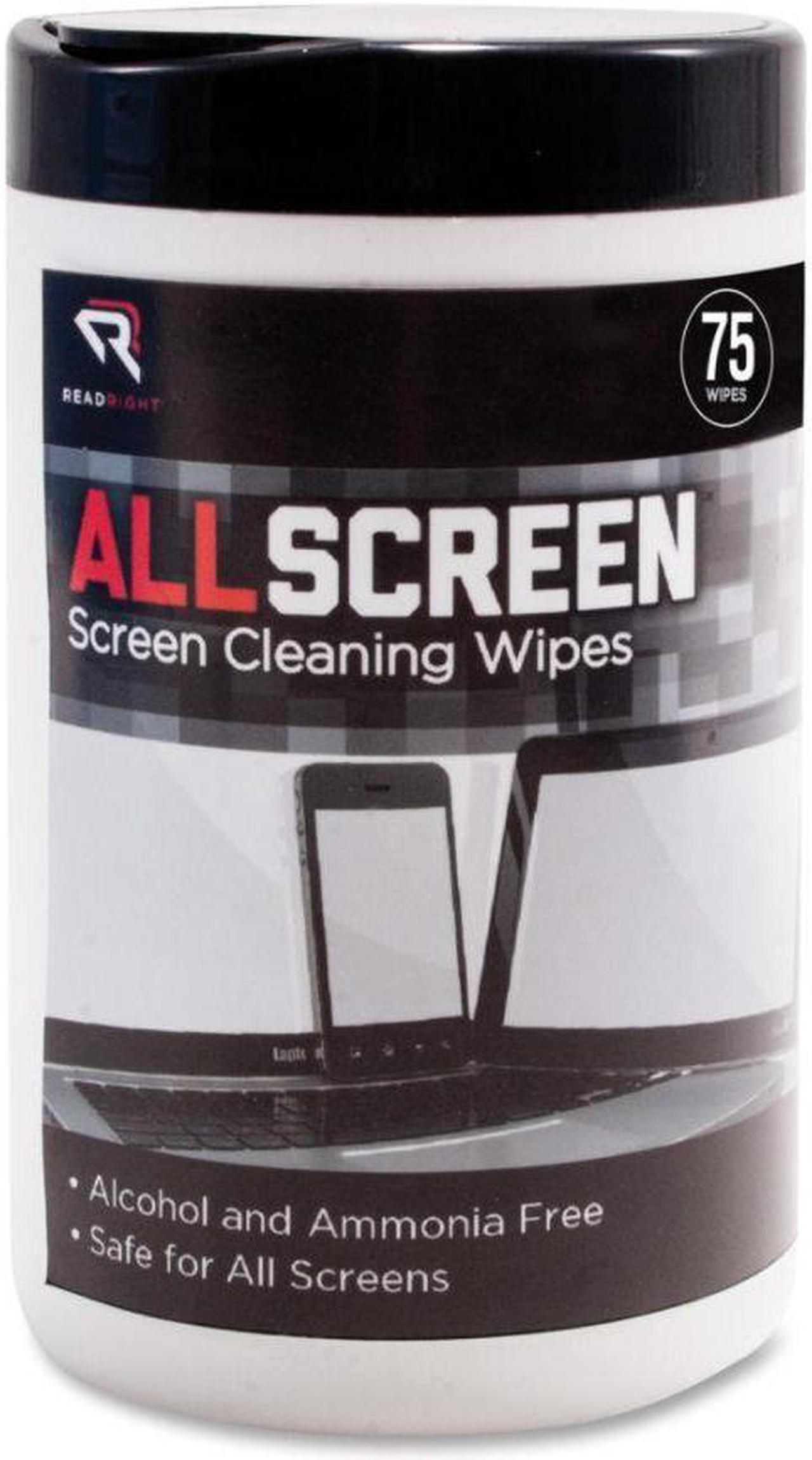 Alt view image 3 of 7 - Allscreen Screen Cleaning Wipes, 6" X 6", White, 75/tub