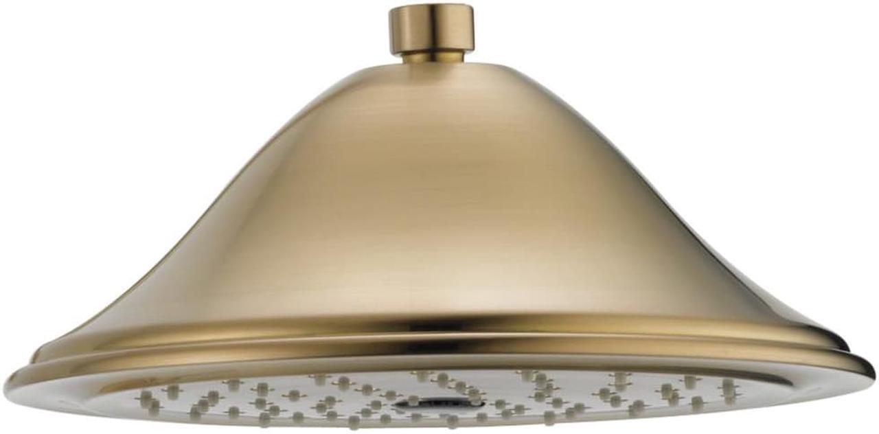 Alt view image 4 of 4 - Delta RP72568CZ 9-3/8" Rain Shower Head, Champagne Bronze