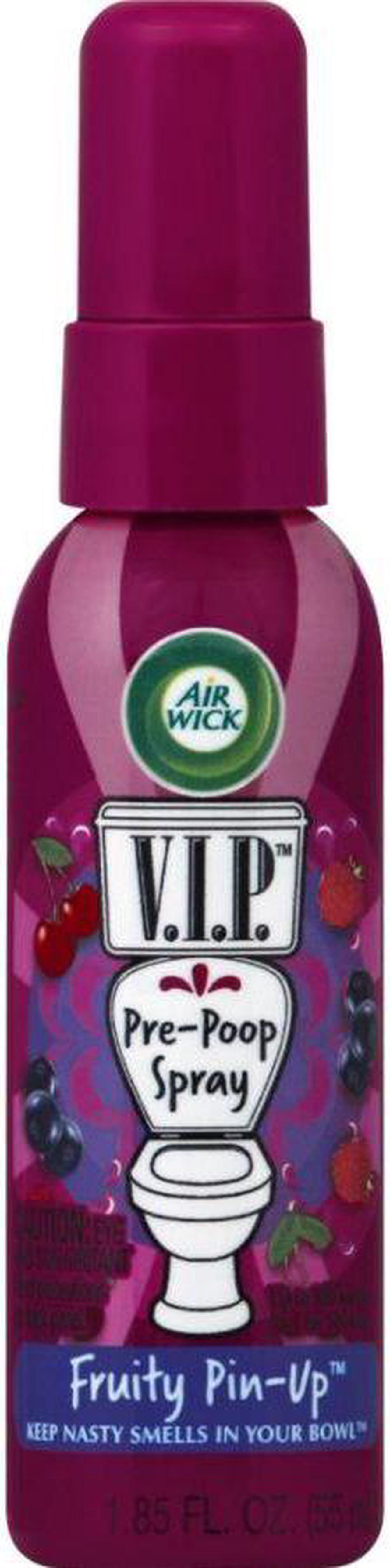 Main image of Reckitt Benckiser - 96534 - V.I. Poo Pre-Poo Toilet Spray, Fruity Pin-Up, 1.85 oz Spray Bottle, 6/Carton