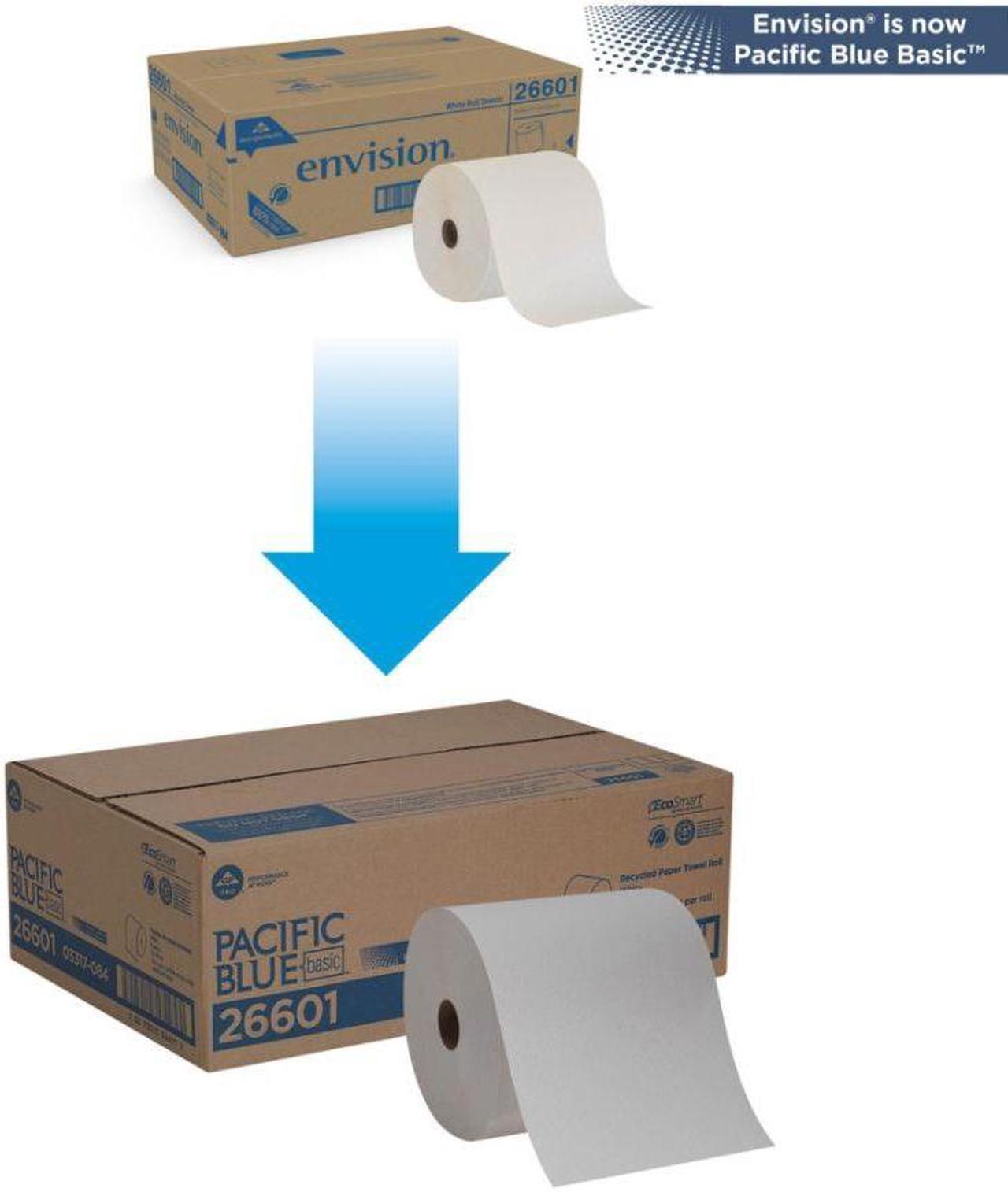 Alt view image 5 of 17 - Georgia Pacific 26601 Envision High-Capacity Nonperforated Paper Towel, 7-7/8 x 800', White, 6/Carton