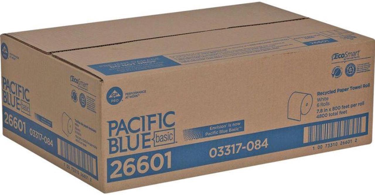 Alt view image 8 of 17 - Georgia Pacific 26601 Envision High-Capacity Nonperforated Paper Towel, 7-7/8 x 800', White, 6/Carton
